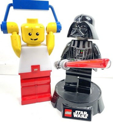Lego große Plastik Figuren Dart Vader Star Wars + rot gelb Lego Man Konvolut 2