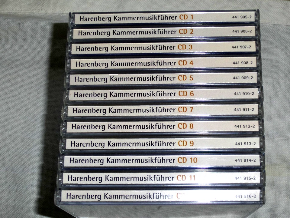 CD-Set HARENBERG KAMMERMUSIK-FÜHRER 12 CD-Edition über 170 Aufnahmen 15 Std. M - Bild 2 von 4