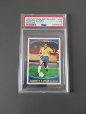 Roberto Carlos #55 - 1995-96 Panini Supercalcio - PSA 7