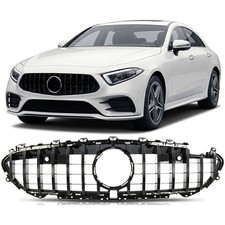 Kühlergrill Frontgrill schwarz glänzend für Mercedes CLS C257 Bj. 2018–2023 Kühlergrill Frontgrill schwarz glänzend für Mercedes CLS C257 Bj. 2018–2023