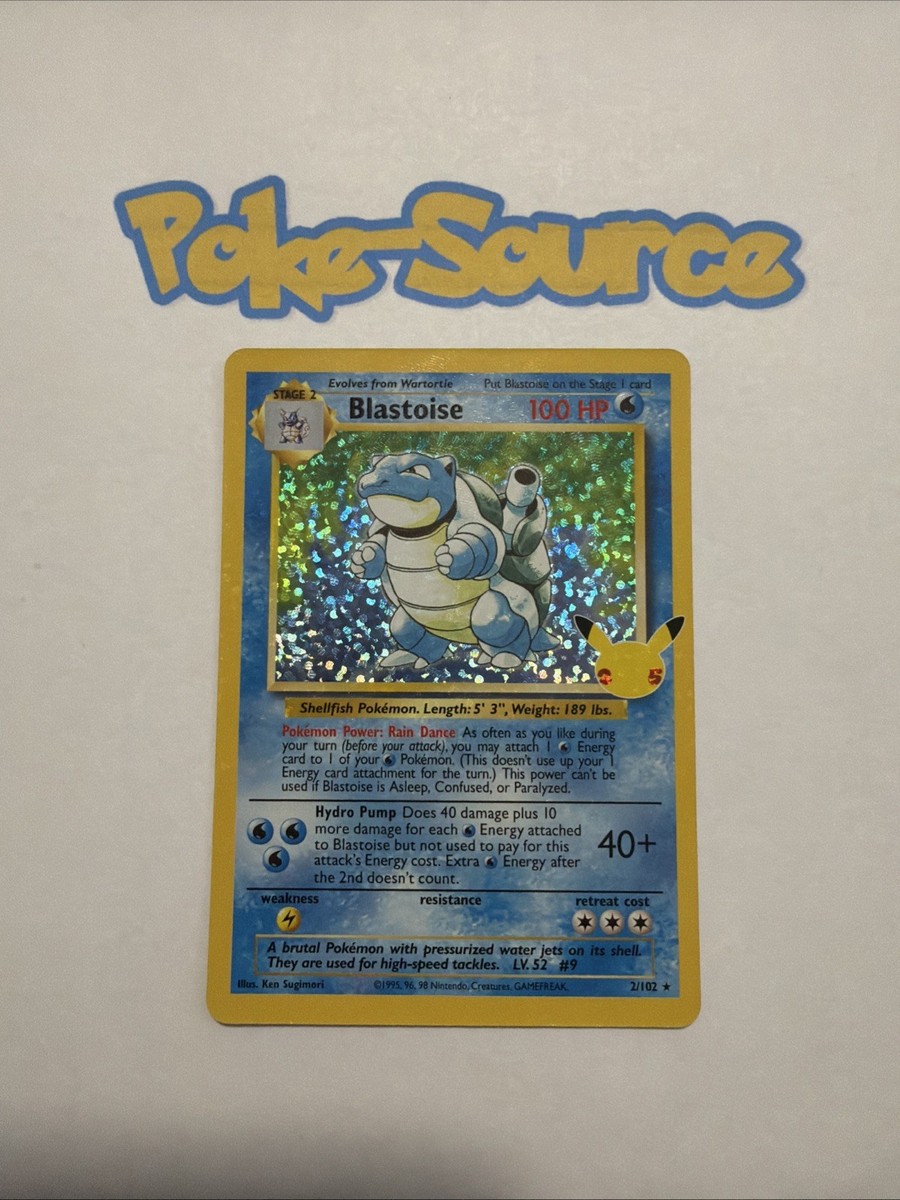 blastoise pokemon card value 2 102 EX Description coming soon... Blastoise 2/102 Base Set 1999