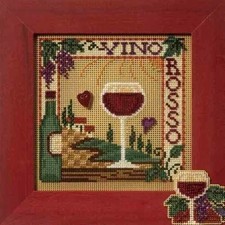 MILL HILL Buttons Beads Kit Counted Cross Stitch VINO ROSSO MH14-7102