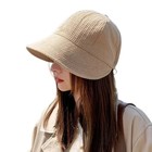Women Ladies Summer Wide Brim Foldable Sun Hat Anti-Uv Beach Visor Caps Hats UK