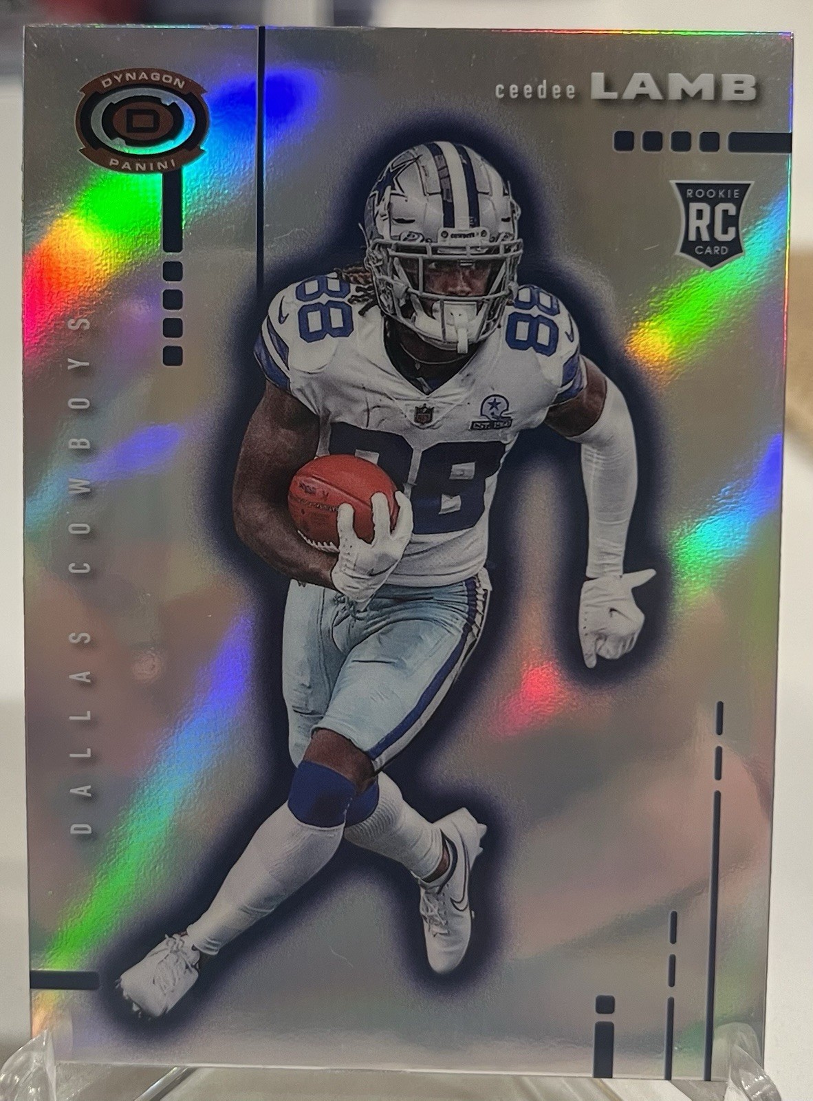 CeeDee Lamb Silver Prizm Rookie - 2020 Dynagon