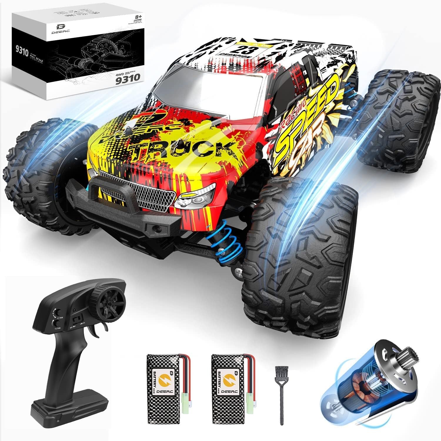 S High Speed Remote Control Car For Adults 30+mph, 1:16 Scal