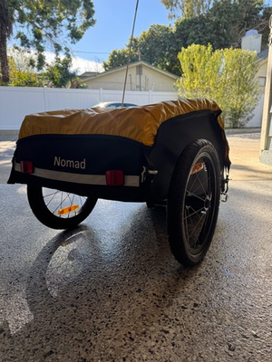 #ad #ad Burley Nomad bike Trailer Aluminum Folds Detachable Wheels excellent condition $299.00