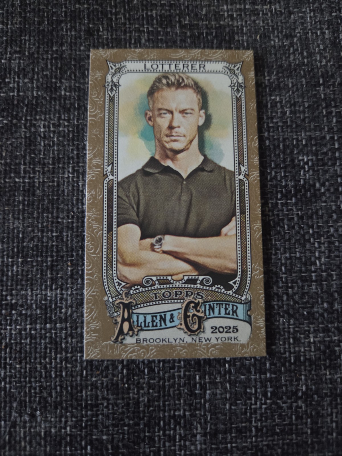 Andre Lotterer 2025 Topps Allen & Ginter #294 Mini Gold Border Racing