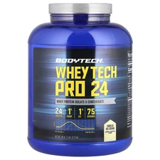 2 X BodyTech, Whey Tech Pro 24, Vanilla Ice Cream , 5 lbs (2.27 kg)