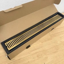 Vigo Elan 24” Linear Shower Drain Matte Brushed Gold VG07002MG