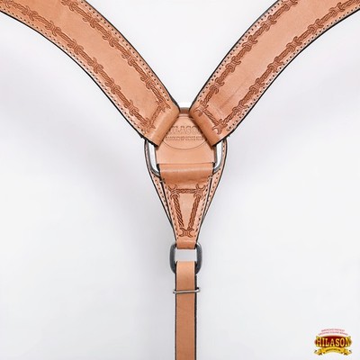 Ensemble Tête Et Collier Cuir HILASON – Pour Cheval, Marron, Neuf