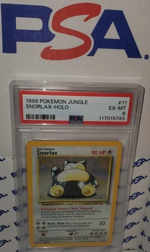 Snorlax 11/64 Holo Rare Jungle Pokemon Card #11