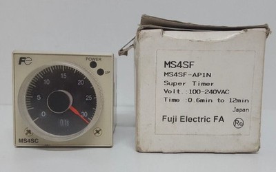 Fuji Elektrisch MS4SF-APIN Super Timer Zeit 0.6IN Zu 12 Min 100-240VAC