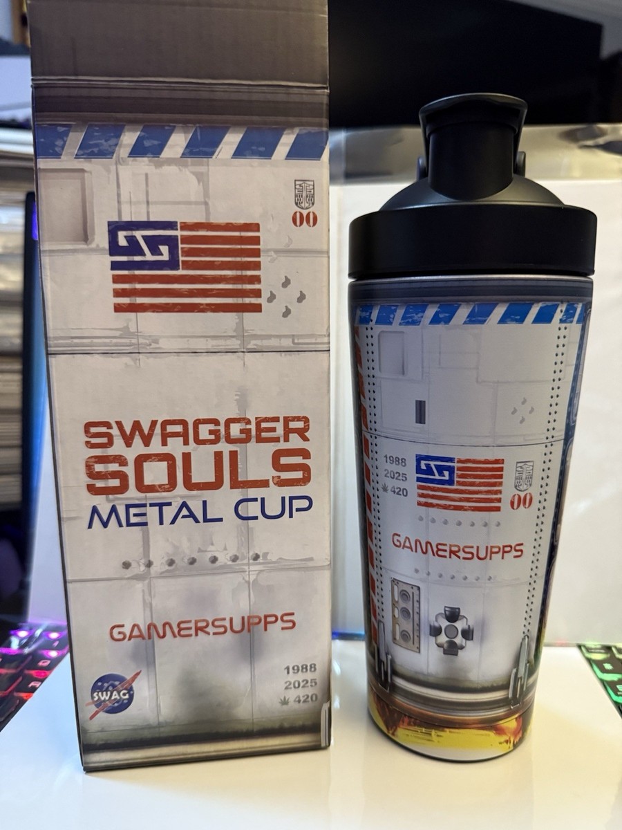 GamerSupps Creator Waifu Cups Swagger Souls Metal Shaker New
