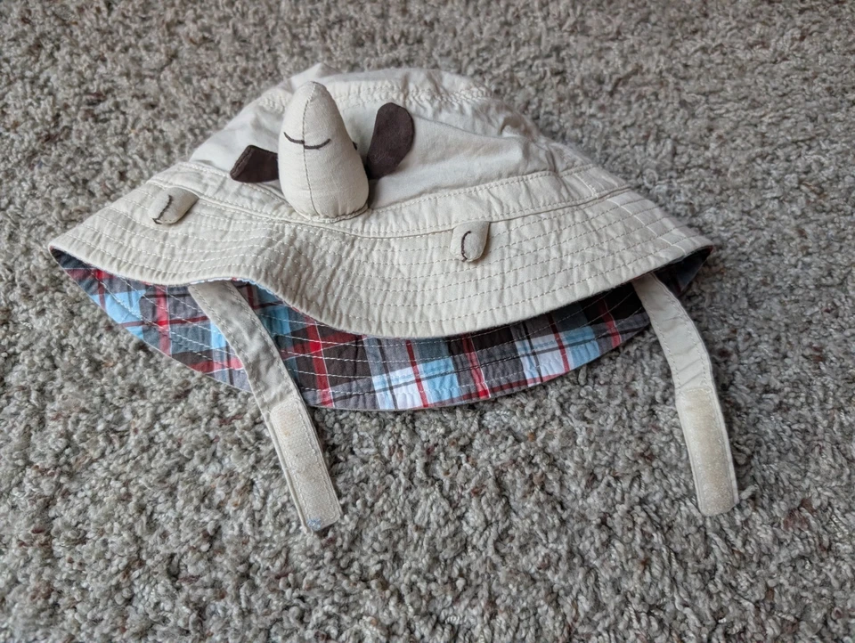 Gymboree 12-18 Month Stylish Puppy Bucket Hat Dog Head + Tail - Image 2 of 4