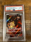 POKEMON 2025 Destined Rivals Illust Rare TEAM ROCKET'S MEOWTH #203 PSA 8 RARE