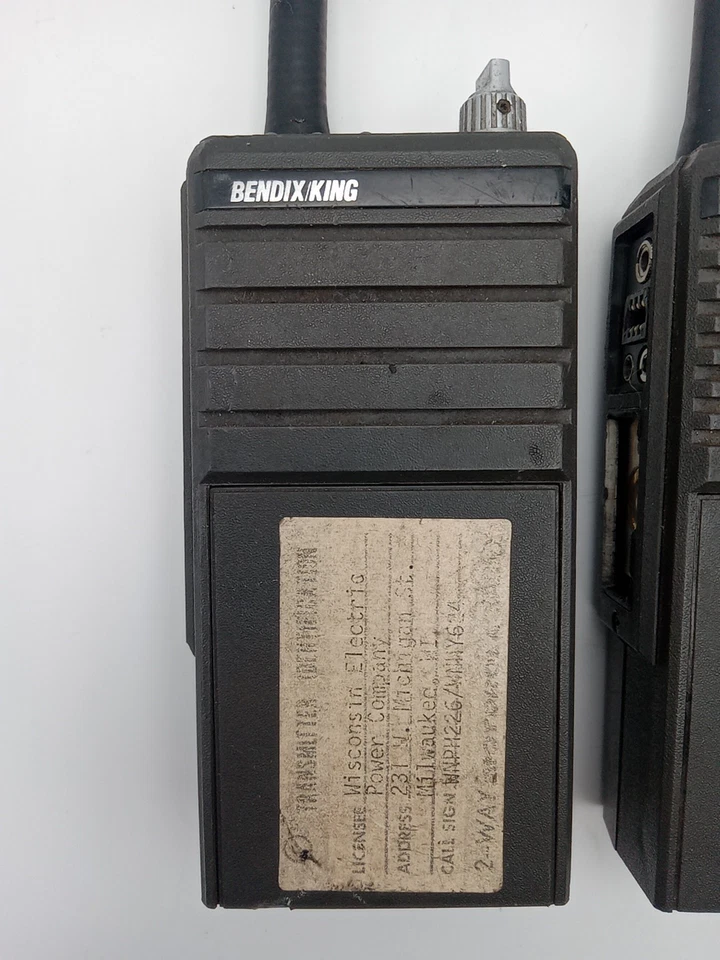 (2) Bendix King LPH EPH 5141 narrowband BK radio handheld HT, VHF 14 channel - Image 2 of 4