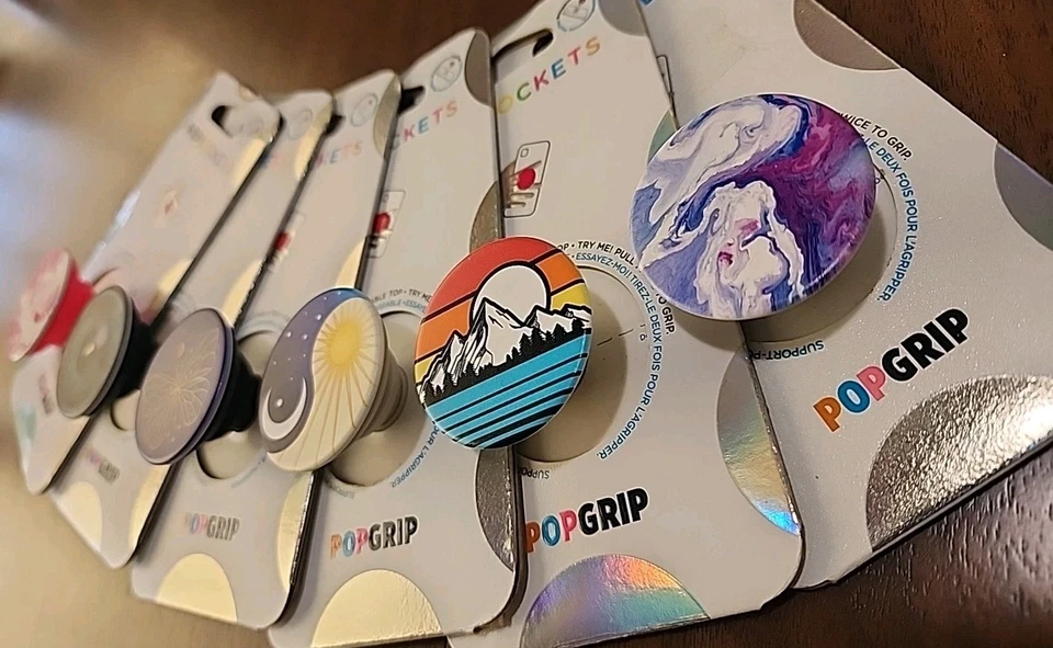 ¡NUEVO! Lote de 6 (SEIS) PopSockets Genuinos Empuñadura y Soporte para Teléfono con Tapas Intercambiables Foto 4 de 4