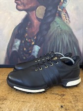 Adidas Tour 360 Boost Men s Black/Gold Metallic Golf Shoes Size 10.5