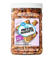 Great Value Peanut Butter Filled Pretzel, 24 ...