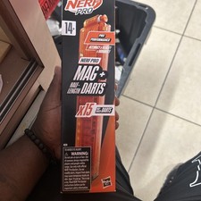 Nerf Pro Mag with 15 Half-Length Darts Magazine plus Refills for Torrent Sender