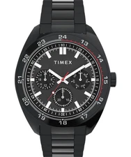 Timex Weston Black Dial Black Stainless Steel Bracelet Men's Watch TW2Y22800