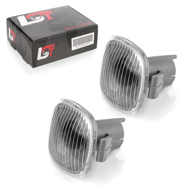 2X Blinkerleuchte KotflüGelblinker Grau Klar FüR Audi A3 8L A4 B5 A8 4D Bis 1999-image