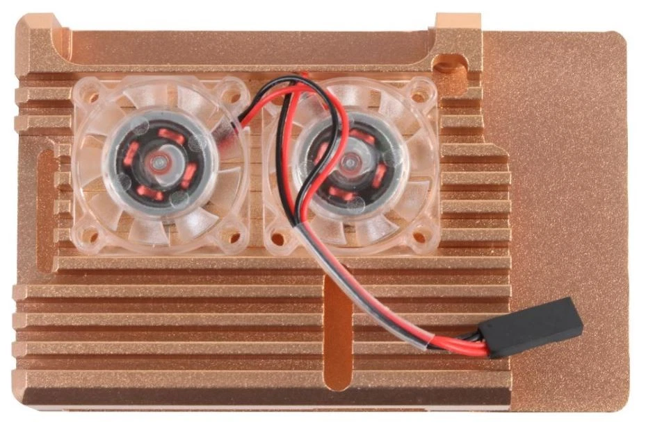 CYNTECH - Sarung Penyejuk Aktif untuk Raspberry Pi 4, Warna Emas - Image 3 of 3
