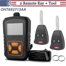 2 Replacement Remote Key Fob 3 Button For 2007 - 2018 Jeep Wrangler Programmer