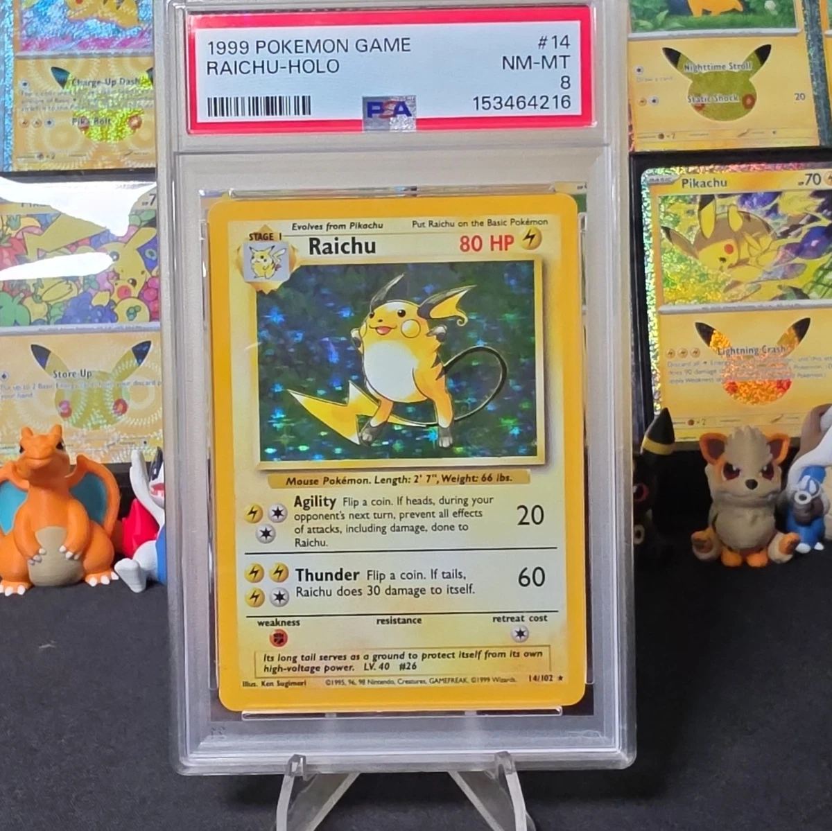 25+ Raichu Pokémon TCG Base Set Individual Collectible Card Game