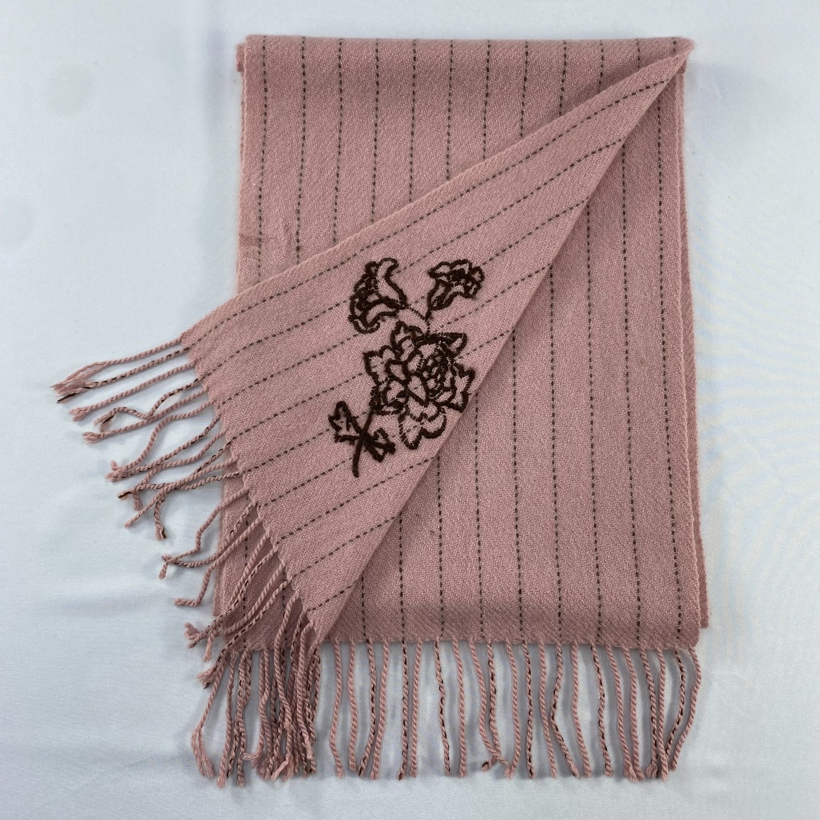 DKNY Scarf Muffler Neck Wrap Scarf Wool Unisex Scarves image 4