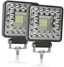 LED Tractor Work Lights, 4 Inch Square LED Light Pods 123W Off Road 123W 2PCS