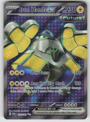 Iron Hands ex 223/182 Ultra Rare Paradox Rift Pokemon Holo Near Mint