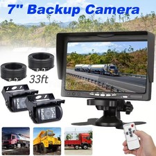 7'' Backup Camera and Monitor Kit System Back Parking Night Vision For Truck RV