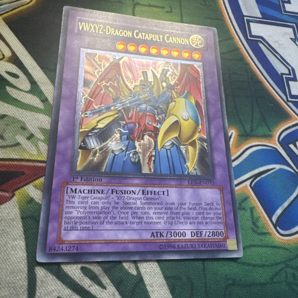 Yugioh! VWXYZ-Dragon Catapult Cannon Ultimate Rare EEN-EN031 1st Edition VLP - Image 3 of 4