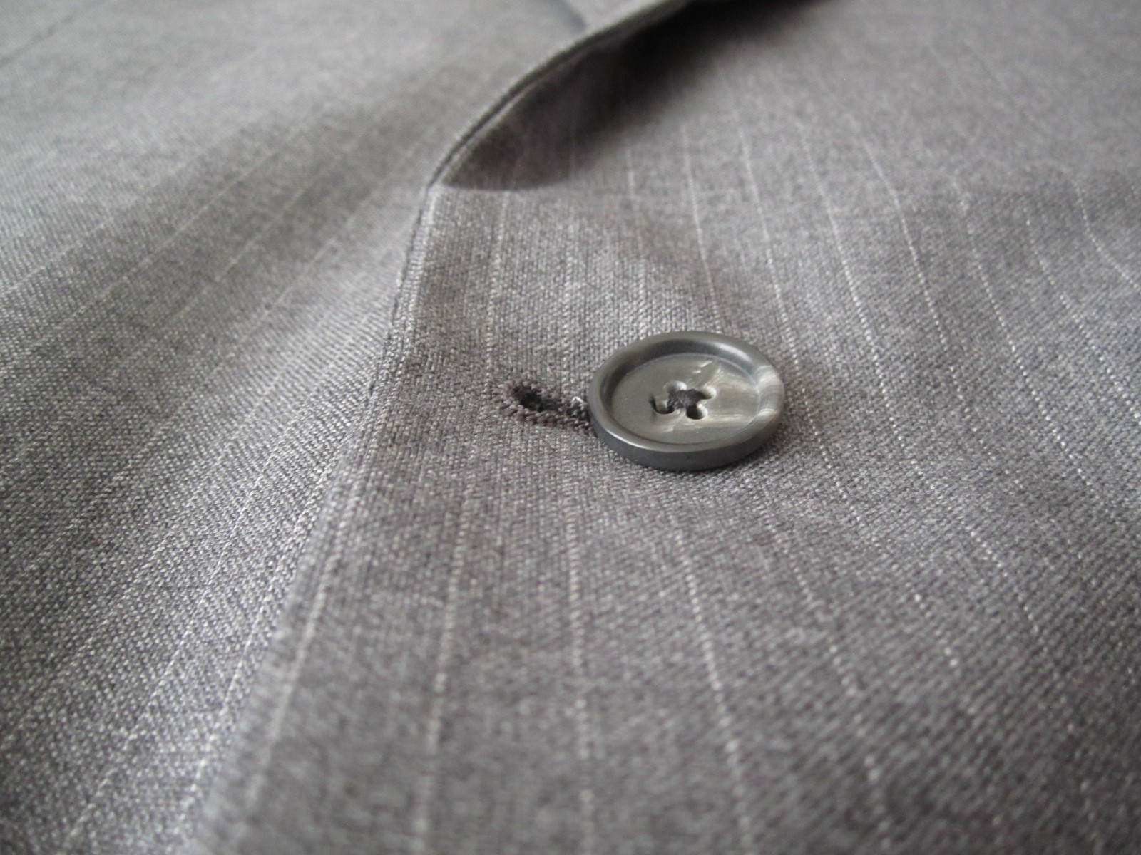 Men Brooks Brother 1818 Regent Fit Wool Stripe Button Blazer Jacket Sz 44(MJ48) thumbnail 5