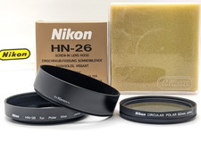 Unused Nikon HN-26 Screw-In Lens Hood 62mm Circular PL Filter from Japan