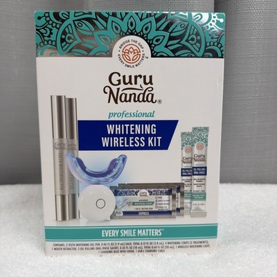 GuruNanda Professional Teeth Whitening Wireless Kit with LED Light, NIB  SEALED 