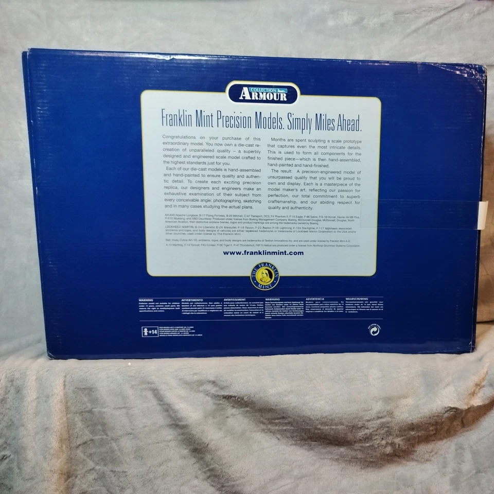 Franklin Mint Armour B11B237 F-14 TOMCAT Black Bunny 1:48 Marina de los Estados Unidos Foto 4 de 4