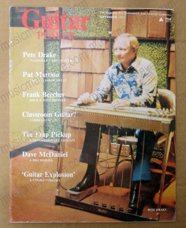GUITAR PLAYER Magazine..Sep 1973 - PETE DRAKE, Pat Martino, Frank Beecher + more