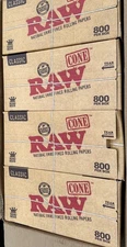 RAW Classic King Size Cones | Bulk Box | 800 Cones