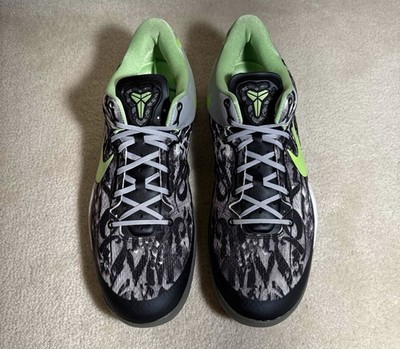 NIKE Zoom Kobe VIII 8 System Graffiti BLACK FLASH LIME 555035-100