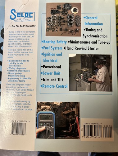 Seloc Chrysler Outboards Repair Manual 1962-84 3.5-150 hp.2 Stroke Models New - Picture 3 of 4