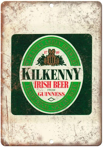 Kilkenny Irish Beer  Breweriana Vintage Beer Reproduction Metal Sign E279