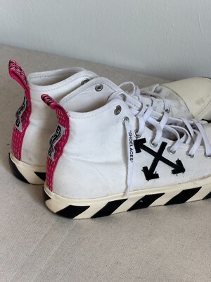 Off-White Vulcanized Canvas High-Top Sneakers 46 / 12 +Top Zustand+
