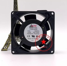 ETRI 113XN0182000 9238 115V 10/9W 140/115mA 9CM Aluminum Frame Cooling Fan