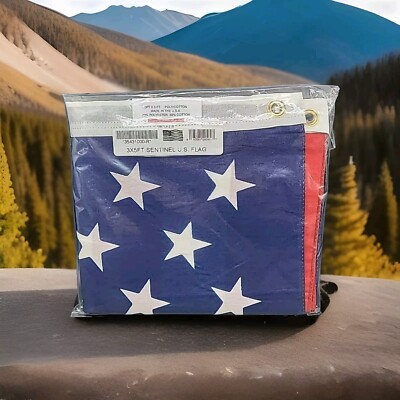 American Flag Stars & Bars 3' x 5' Sentinel MADE IN USA Flag W/ Grommets Bulk