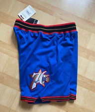 New 1999 NBA Mitchell & Ness Philadelphia 76ers Authentic Shorts Large (44)