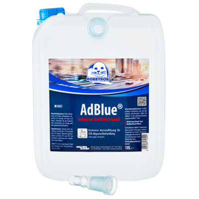 10 Liter AdBlue  Premium Harnstofflösung mit Einfüllschlauch Diesel Additiv Auto