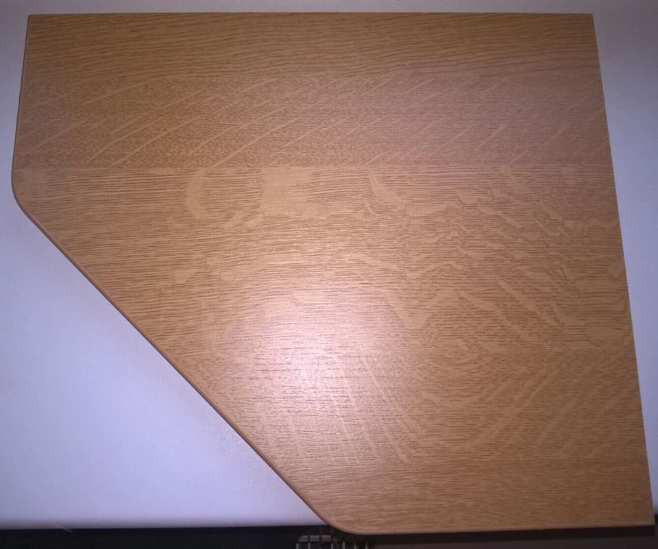 Eckregal Fachboden Regal Bord  32,5 x 28 x 2 cm  Eiche hell furniert Brett