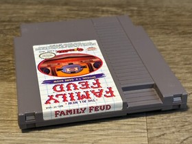 Family Feud Nintendo Nes Cleaned & Tested Authentic Very Good Condition